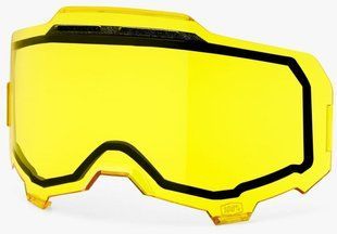 Линза 100% ARMEGA Dual Vented Lens [Yellow], Dual Yellow Lens 59052-00003 фото