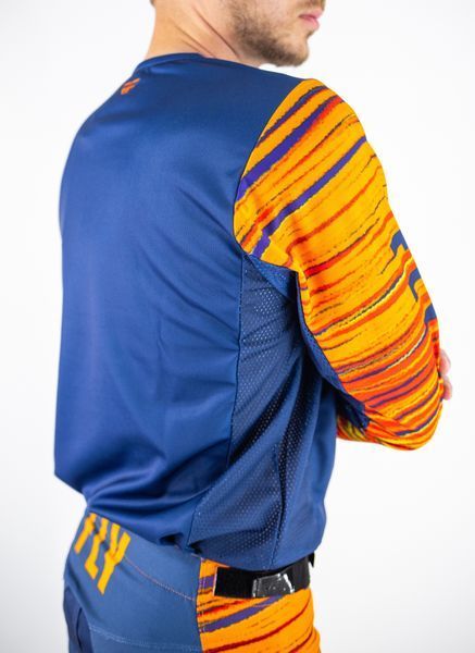 Комплект FLY RACING KINETIC Navy\Orange, 34/L RE375-53134375-521L фото