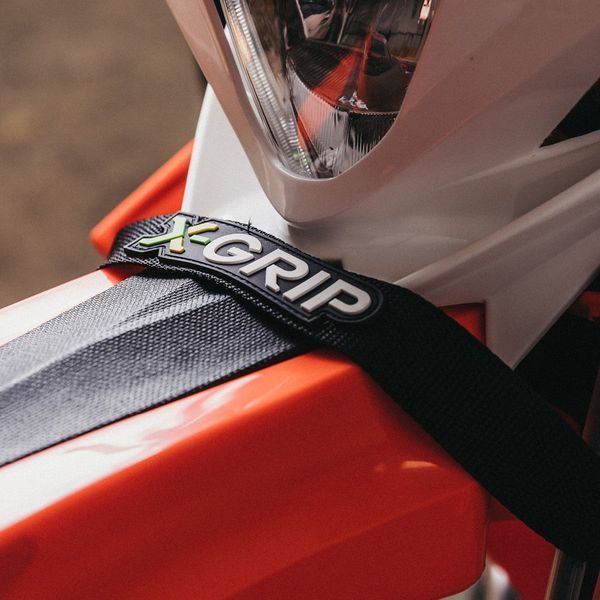Стропа передня X-GRIP Lifting strap front universal black, with logo patch for almost all forks/models front XG-2106 фото