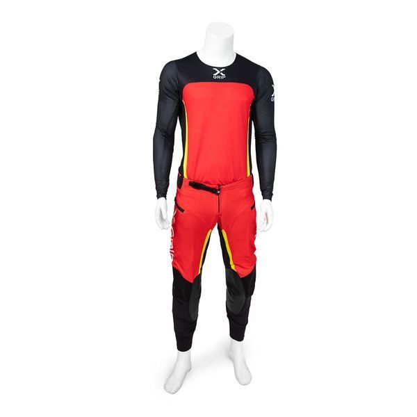 Мотокостюм X-GRIP Titanium, RED - M/32 XG-2750-009-M+XG-2749-009-M фото