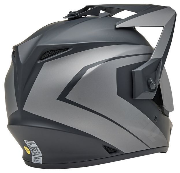 Шолом BELL MX-9 Adventure Helmet - BLACKOUT [Grey], XXL 34034-A22-2X фото