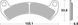 Тормозные колодки SBS Sport Brake Pads, Sinter/Carbon 954SI фото 2