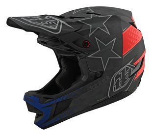 Вело Шолом фуллфейс TLD D4 Carbon [Freedom 2.0 Black/Red] Розмір XL 139777005 фото