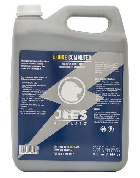 Герметик Joes No Flats E-Bike Commuter Gel Sealant [5л], Sealant tube 180895 фото