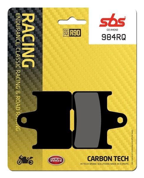 Тормозные колодки SBS Racing Rear Brake Pads, Carbon Tech 984RQ фото