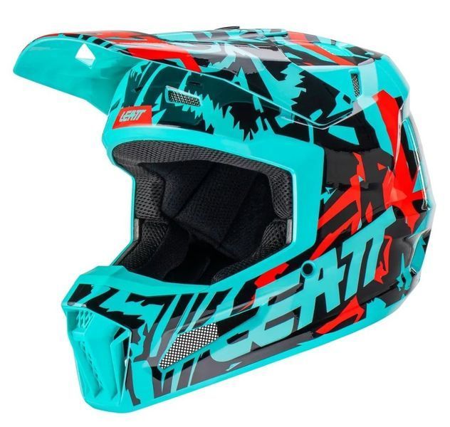 Шолом LEATT Helmet Moto 3.5 + Goggle [Fuel], XS 1023011000 фото
