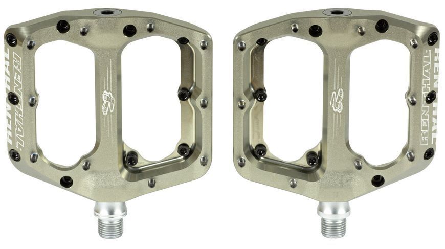 Педалі Renthal REVO-F Flat Pedal [AluGold], 100x104mm PD10001-002-01 фото