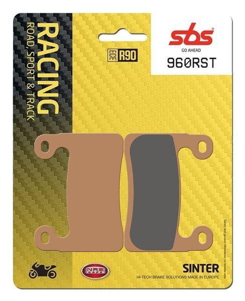 Гальмівні колодки SBS Track Days Front Brake Pads, Sinter 960RST фото
