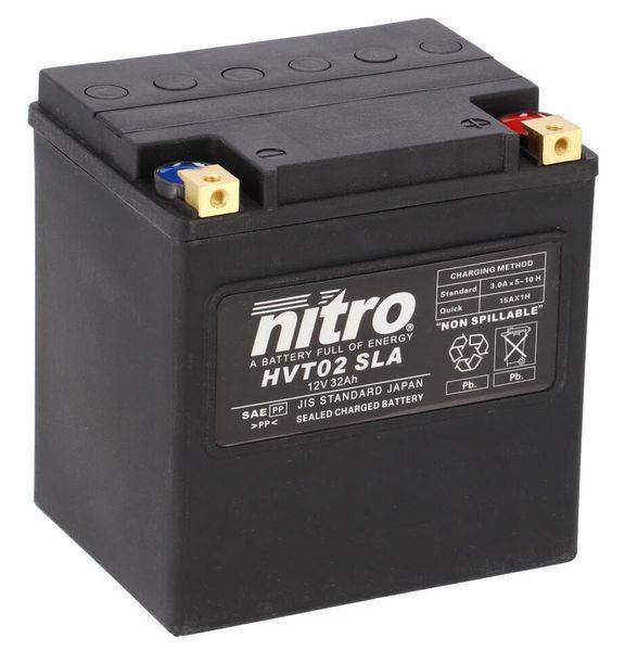 Акумулятор NITRO HVT V-Twin Battery [32 Ah], CCA 450 (A) HVT-02-SLA фото