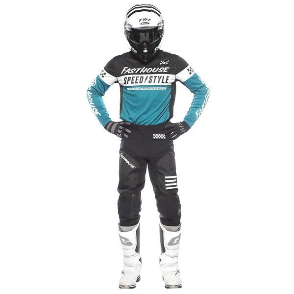 Джерсі FASTHOUSE Grindhouse Akin Jersey, Marine/Black - MD 200003-30-09 фото