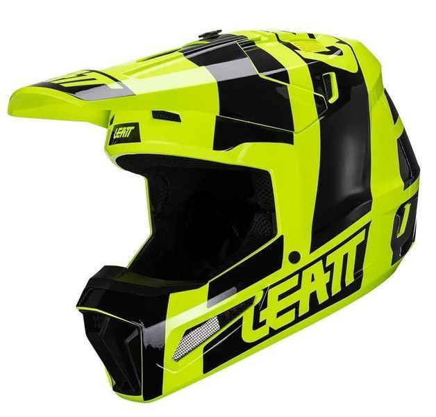 Шолом LEATT Moto 3.5 Helmet + Goggle [Citrus], S 1024060421 фото