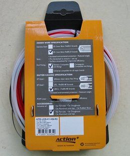 Набор оплеток и тросов Ashima Action+ [Red], Gear &Oslash;1.2 mm APM-UDS-K1-KB-RD фото