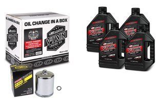 Комплект Maxima V-TWIN TWIN-CAM Quick Change Kit - Syntetic [Chrome], 20w-50 90-119014PC фото