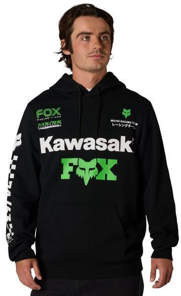 Толстовка FOX Hoodie - KAWI&reg; [Black], L 38291-001-L фото