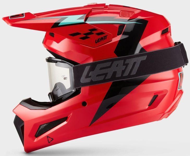 Шолом LEATT Moto 3.5 Helmet + Goggle [Red], XS 1027000480 фото