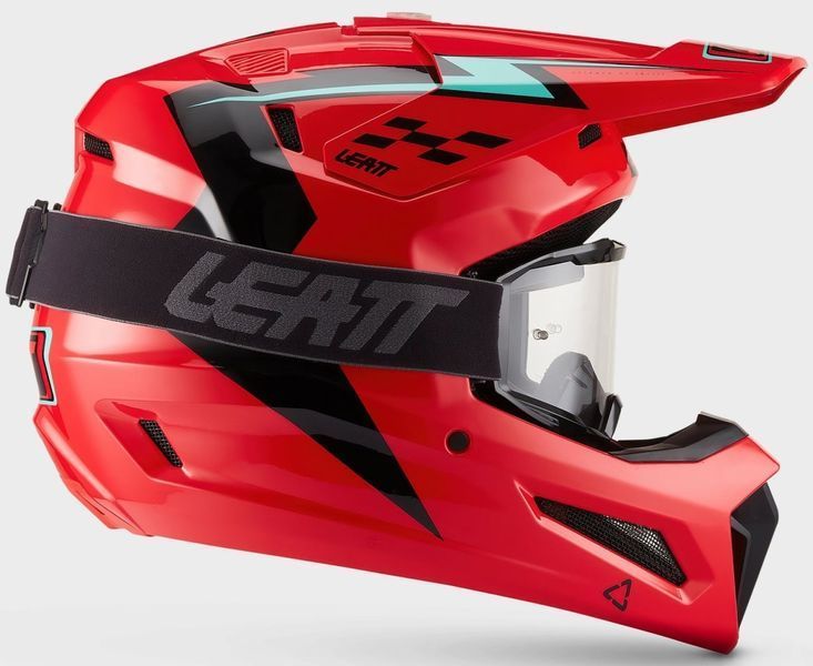 Шолом LEATT Moto 3.5 Helmet + Goggle [Red], XS 1027000480 фото