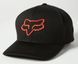 Кепка FOX LITHOTYPE FLEXFIT 2.0 HAT [Black/Orange], L/XL 27088-016-L/XL фото 1