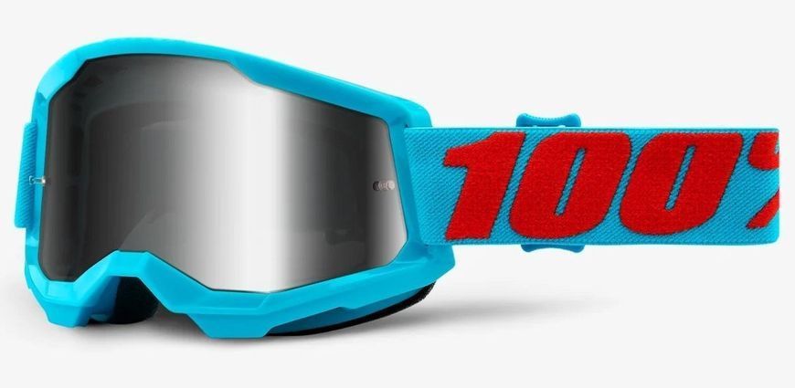 Очки 100% STRATA 2 Goggle Summit - Mirror Silver Lens, Mirror Lens 50028-00011 фото