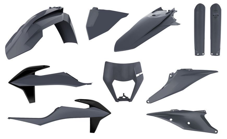 Пластик Polisport ENDURO kit - KTM (20-) [Nardo Grey], KTM 90917 фото