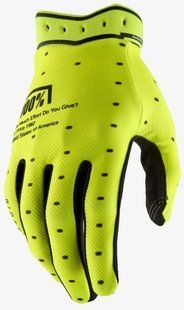Перчатки 100% RIDEFIT Glove [Fluo Yellow], M (9) 10046-00007 фото