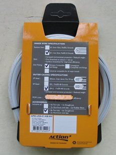 Набор оплеток и тросов Ashima Action+ [White], Gear &Oslash;1.2 mm APM-UDS-K1-KB-WH фото