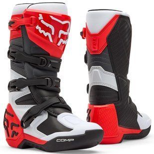 Мотоботи FOX COMP Youth Boot [Fluo Red], 8 36364-047-8 фото