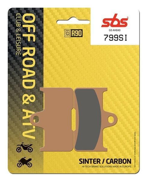 Гальмівні колодки SBS Sport Brake Pads, Sinter/Carbon 799SI фото