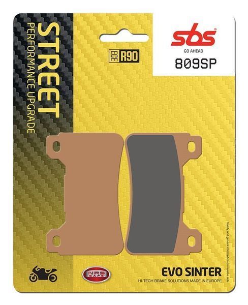 Тормозные колодки SBS Upgrade Brake Pads, EVO Sinter 809SP фото