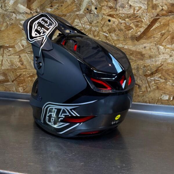 Вело шолом TLD D4 POLYACRYLITE HELMET; THE LINE [CHARCOAL / WHITE] L 174047004 фото