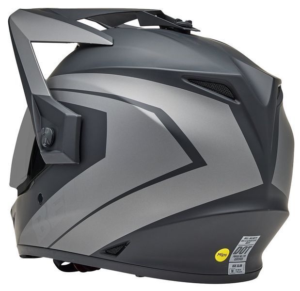 Шолом BELL MX-9 Adventure Helmet - BLACKOUT [Grey], XL 34034-A22-XL фото