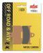 Гальмівні колодки SBS Sport Brake Pads, Sinter/Carbon 799SI фото 3