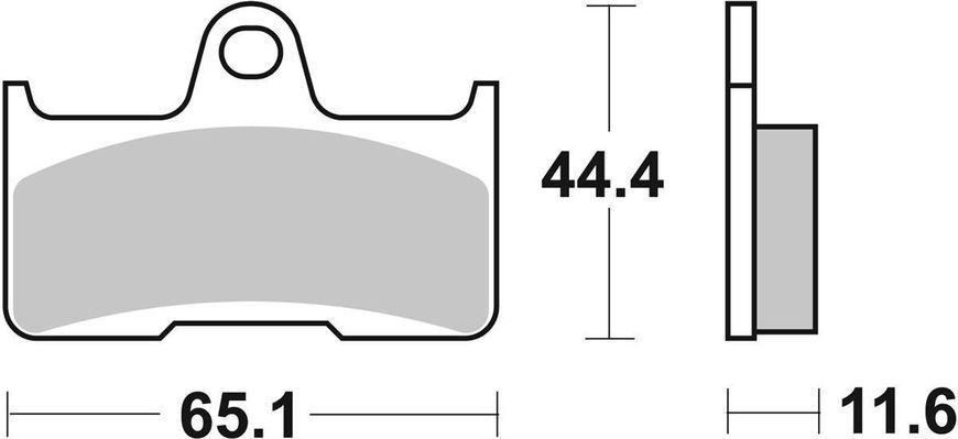 Гальмівні колодки SBS Sport Brake Pads, Sinter/Carbon 799SI фото