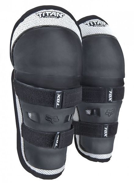 Детские наколенники FOX PeeWee Titan Knee/Shin [Black], One Size 08037-464-OS фото