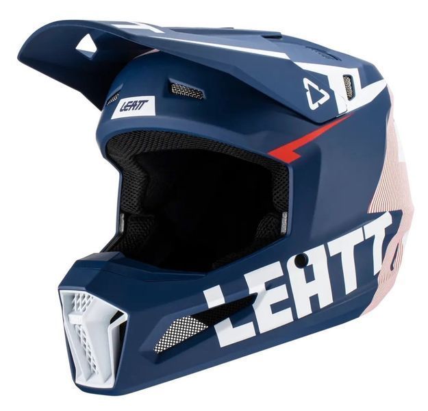 Шлем LEATT Helmet Moto 3.5 + Goggle [Royal], M 1023011102 фото