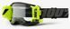 Очки 100% STRATA 2 FORECAST Goggle Black - Clear Lens, Roll-Off 50029-00001 фото 2