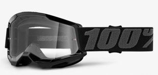 Детские очки 100% STRATA 2 Youth Goggle Black - Clear Lens, Clear Lens 50031-00001 фото