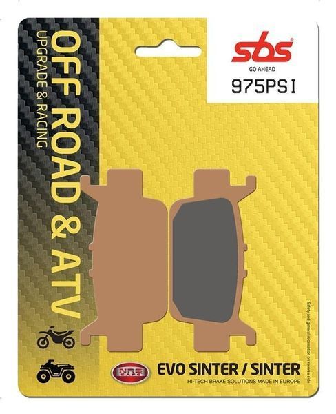 Гальмівні колодки SBS Upgrade Brake Pads, EVO Sinter/Sinter 975PSI фото