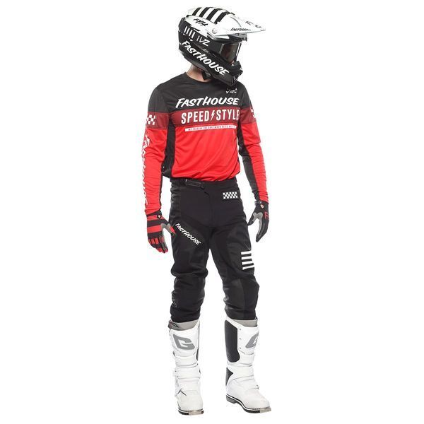 Джерсі FASTHOUSE Grindhouse Akin Jersey, Red/Black - MD 200003-40-09 фото