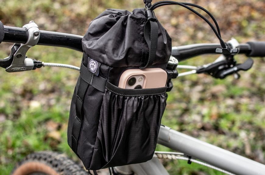 Сумка на кермо KasyBag X-Pocket Pack One hand (кормушка) Total-Black KB-XPPOH-t-b фото