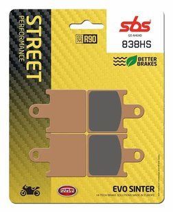 Тормозные колодки SBS Performance Brake Pads/P4, Sinter 838HS фото