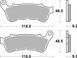 Гальмівні колодки SBS Ultra Quit Brake Pads, Ceramic 934H.HF фото 2