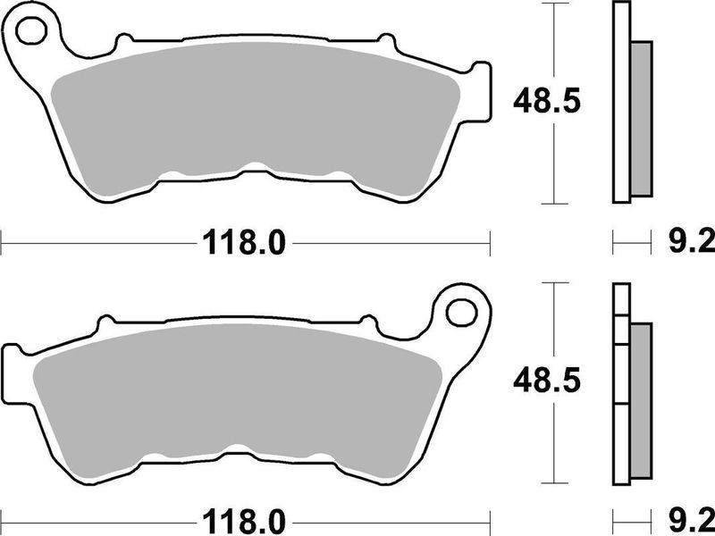 Гальмівні колодки SBS Ultra Quit Brake Pads, Ceramic 934H.HF фото