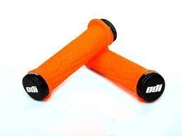 Гріпси ODI Troy Lee Designs Signature MTB Lock-On Bonus Pack Orange w/ Black Clamps (помаранчеві з чорними замками) D30TLO-B фото