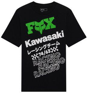 Футболка FOX Youth Short Sleeve Tee - KAWI&reg; [Ultra Black], YXL 38293-D95-YXL фото