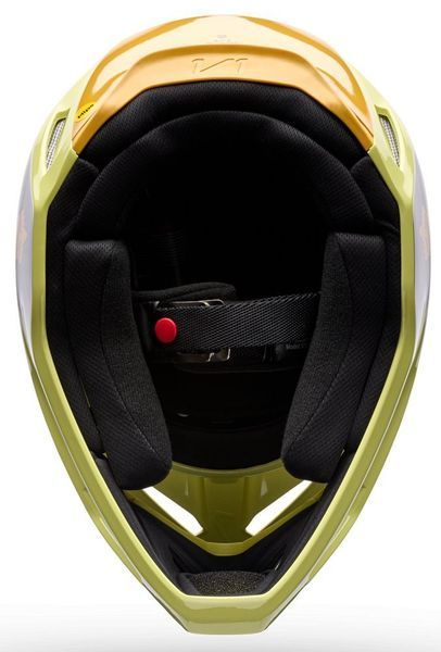 Шолом FOX V1 Helmet - IMAGE PRINT [Yellow], S 38640-471-S фото
