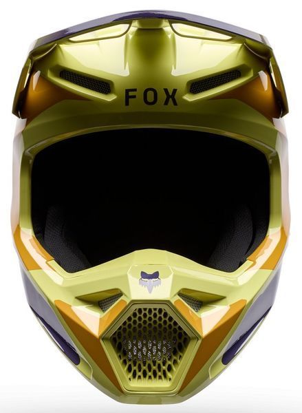 Шолом FOX V1 Helmet - IMAGE PRINT [Yellow], S 38640-471-S фото