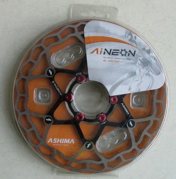 Ротор тормозной Ashima AiNeon 160mm [Black] ARO-10-160-6-BK фото