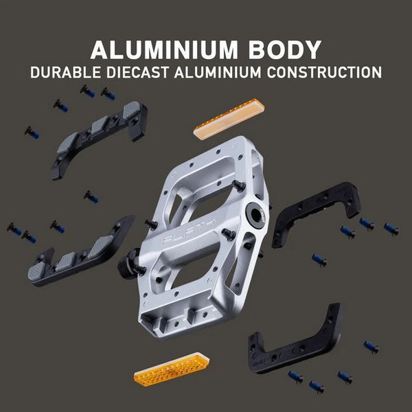Педалі DMR Pedal Flat4 Silver DMR-FLAT4-A-S1 фото