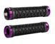 Грипсы ODI SDG LOCK-ON GRIPS Black w/Purple Clamps (черные с фиолетовыми замками) D30SDB-P фото 1
