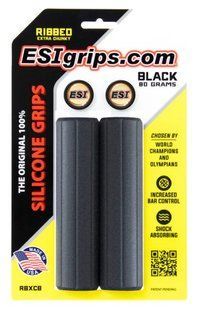 Гріпси ESI Ribbed Extra Chunky Black Silicone Bicycle Grips RBXCB фото